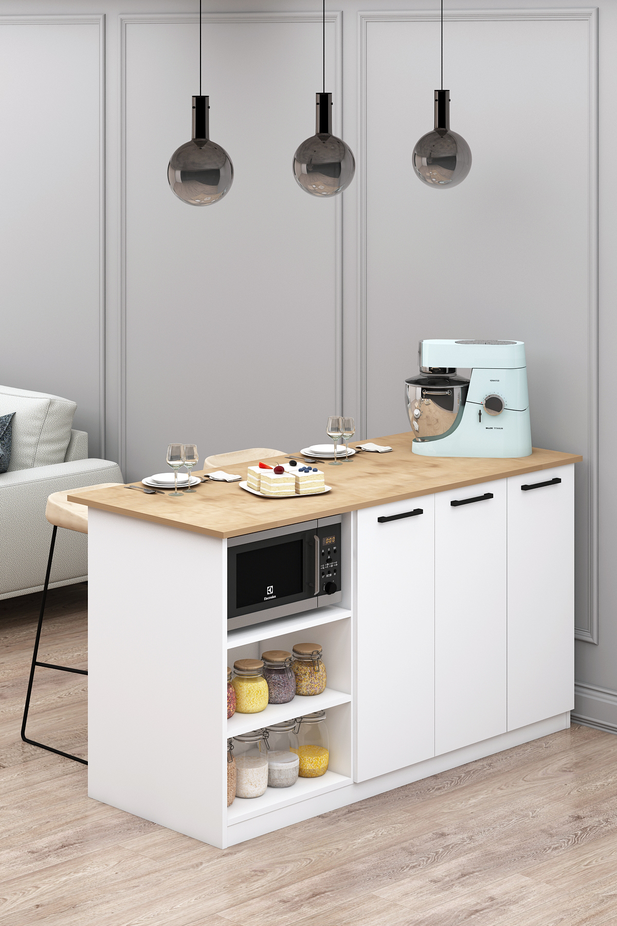 دولاب مطبخ براتو